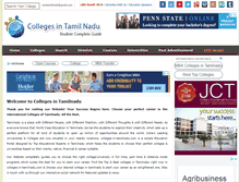 Tablet Screenshot of colleges-in-tamilnadu.com